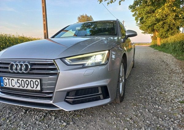 Audi A4 cena 85000 przebieg: 116300, rok produkcji 2017 z Tczew małe 742